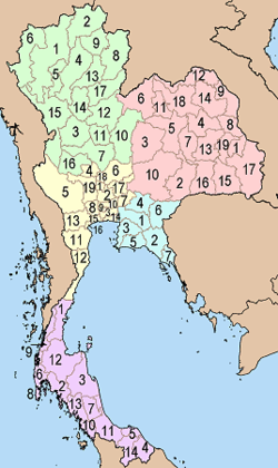 Provinzen Thailands